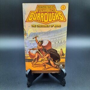 VTG 1979 The Chessmen of Mars Edgar Rice Burroughs Ballantine‎ Books 5 Paperback